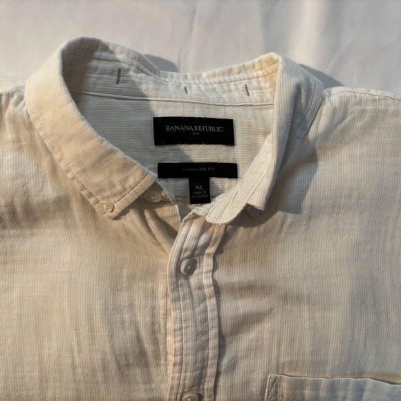 Banana Republic Cream Lightweight Shirt Jacket NWOT - Picture 4 of 4